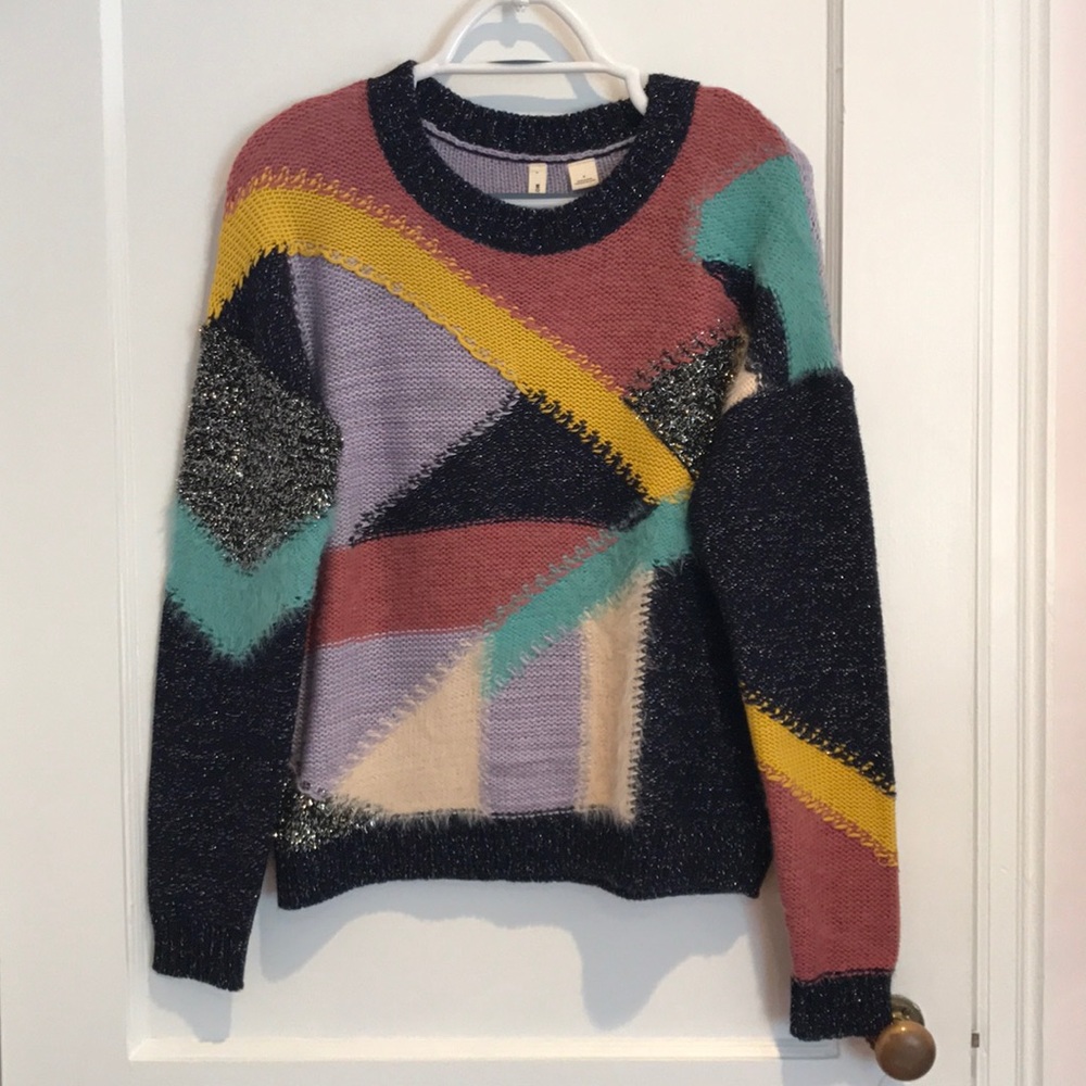 Anthropology 80's style sweater.